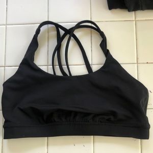 Lululemon, black energy bra!